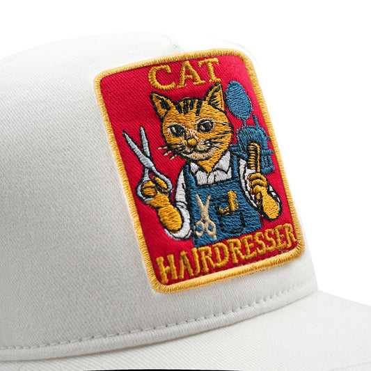 Beyzbol Şapka - Meslek koleksiyon - Kuaför Beyaz