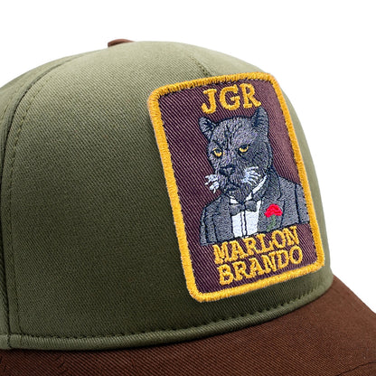 Beyzbol Şapka - Sanat koleksiyon - Marlon Brando Haki