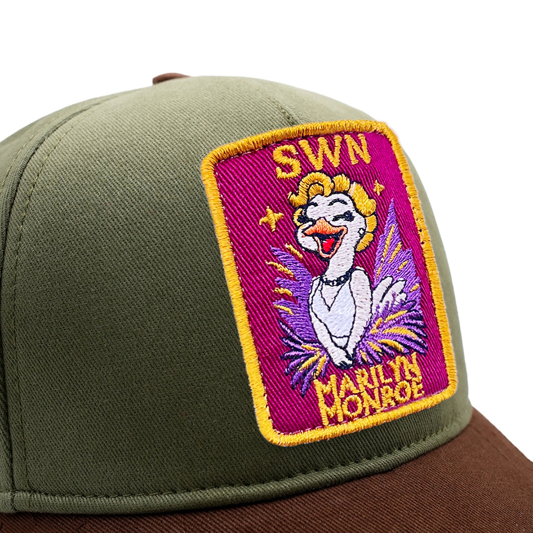 Beyzbol Şapka - Sanat koleksiyon - Marilyn Monroe Haki