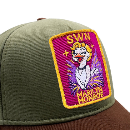 Beyzbol Şapka - Sanat koleksiyon - Marilyn Monroe Haki