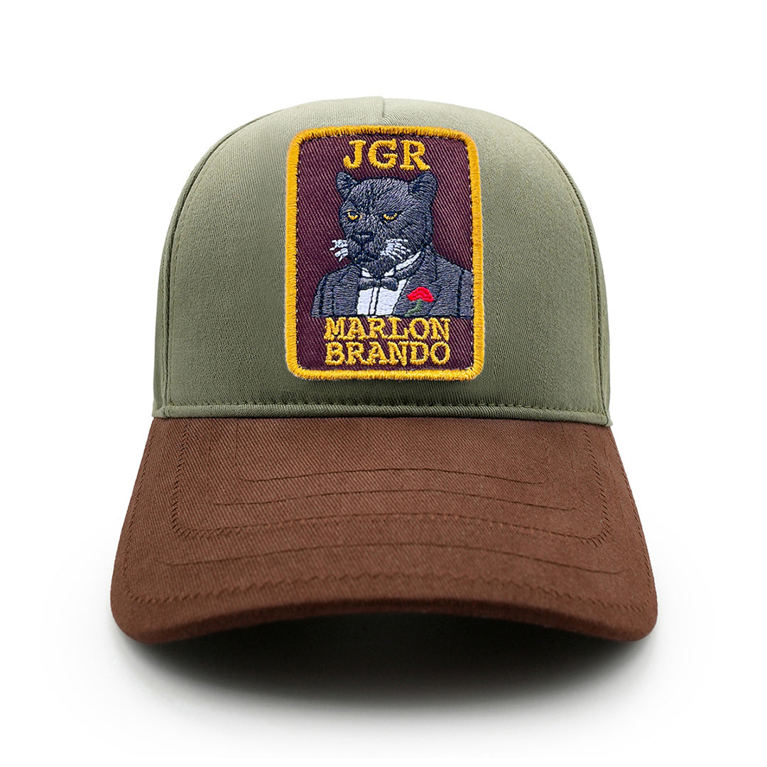 Beyzbol Şapka - Sanat koleksiyon - Marlon Brando Haki