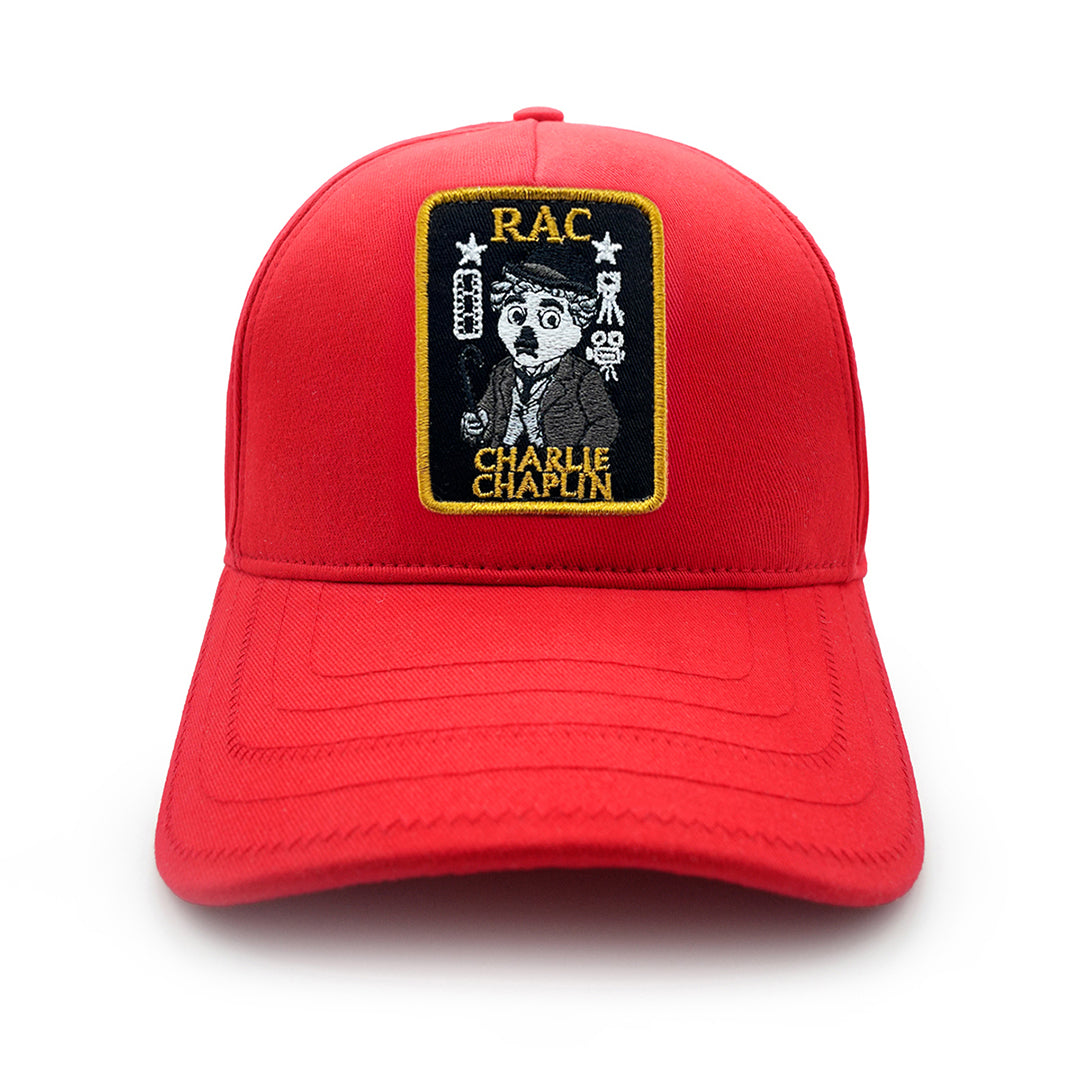 Beyzbol Şapka - Sanat koleksiyon - Charlie Chaplin Kırmızı