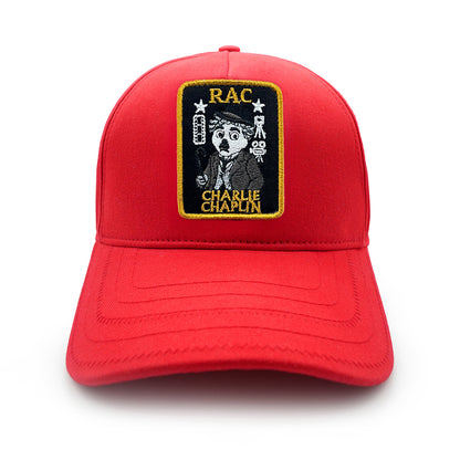 Beyzbol Şapka - Sanat koleksiyon - Charlie Chaplin Kırmızı