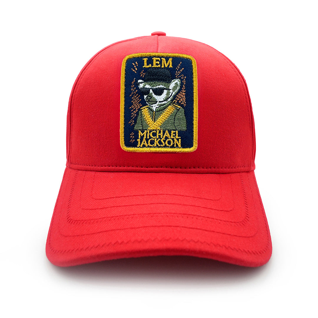 Beyzbol Şapka - Sanat koleksiyon - Michael Jackson Kırmızı