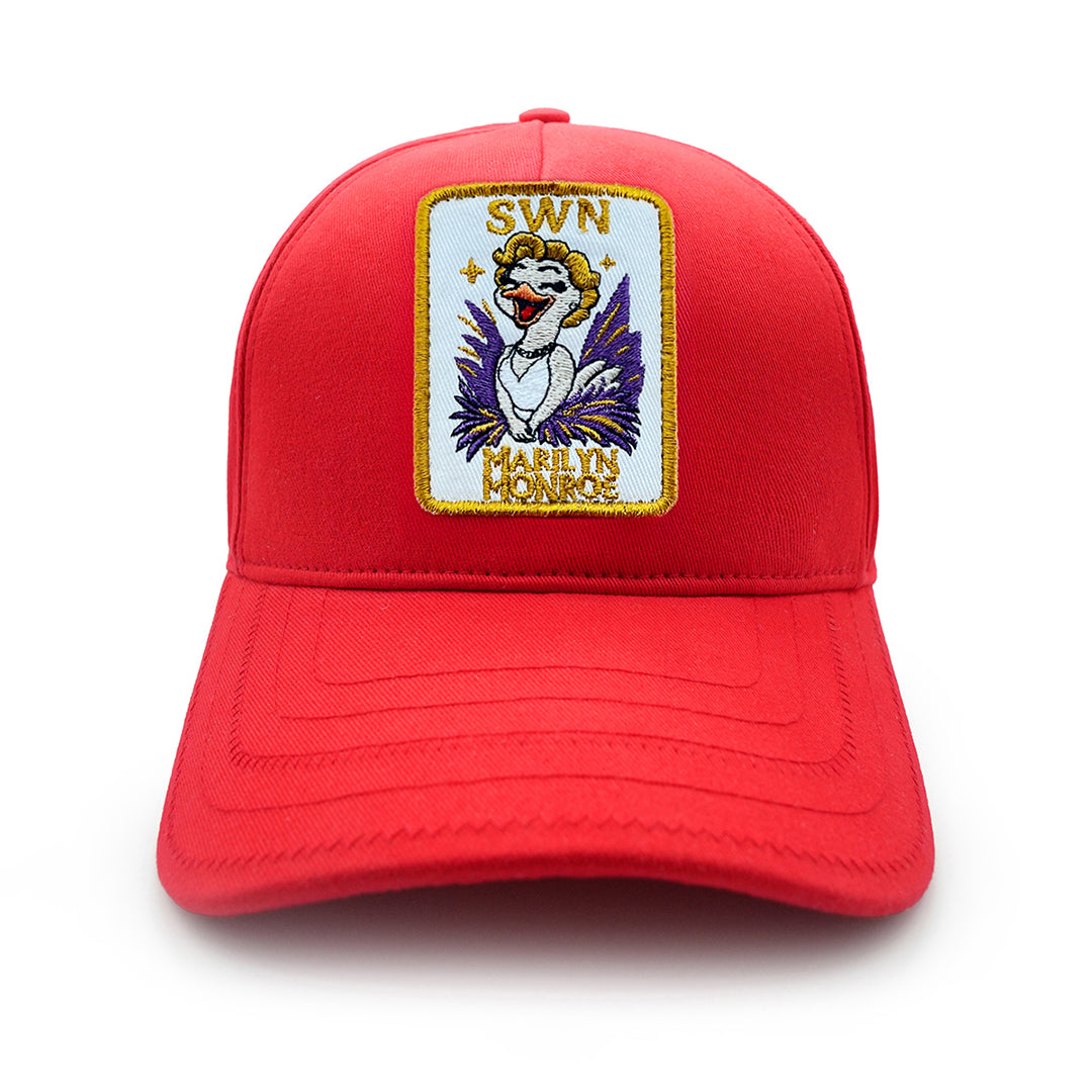 Beyzbol Şapka - Sanat koleksiyon - Marilyn Monroe Kırmızı