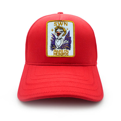Beyzbol Şapka - Sanat koleksiyon - Marilyn Monroe Kırmızı
