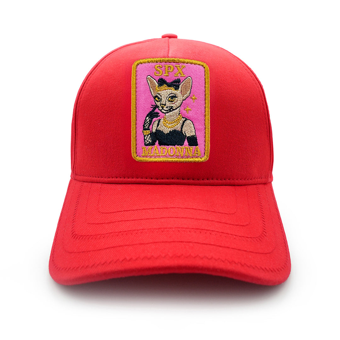 Beyzbol Şapka - Sanat koleksiyon - Madonna Kırmızı