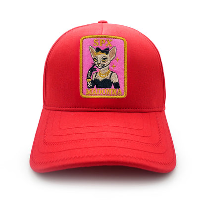 Beyzbol Şapka - Sanat koleksiyon - Madonna Kırmızı