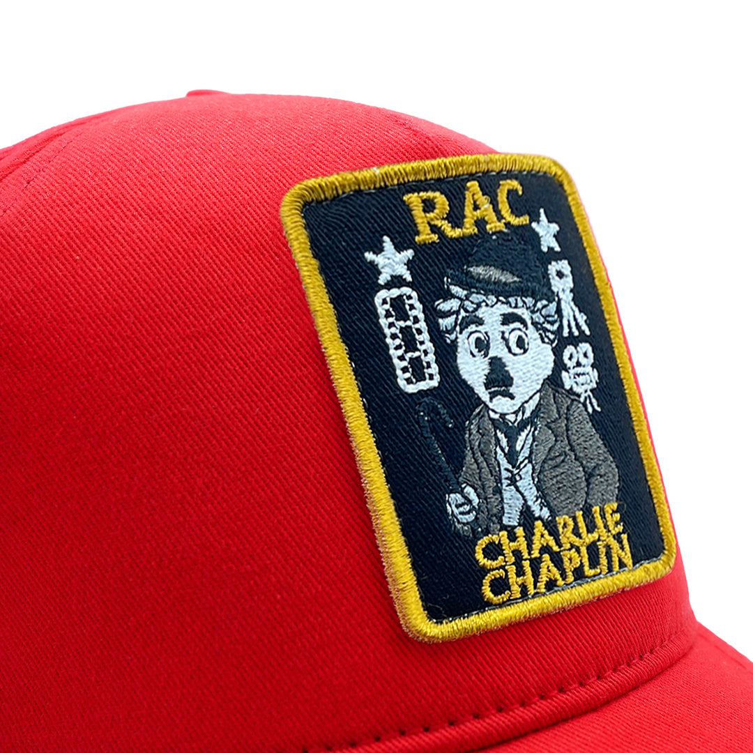 Beyzbol Şapka - Sanat koleksiyon - Charlie Chaplin Kırmızı