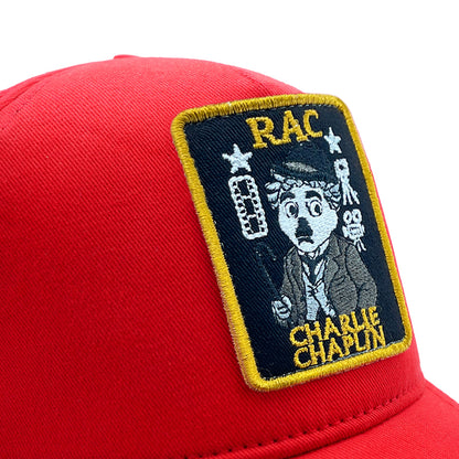 Beyzbol Şapka - Sanat koleksiyon - Charlie Chaplin Kırmızı
