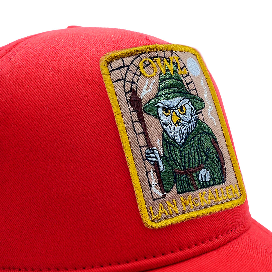 Beyzbol Şapka - Sanat koleksiyon - LAN McKallen Kırmızı