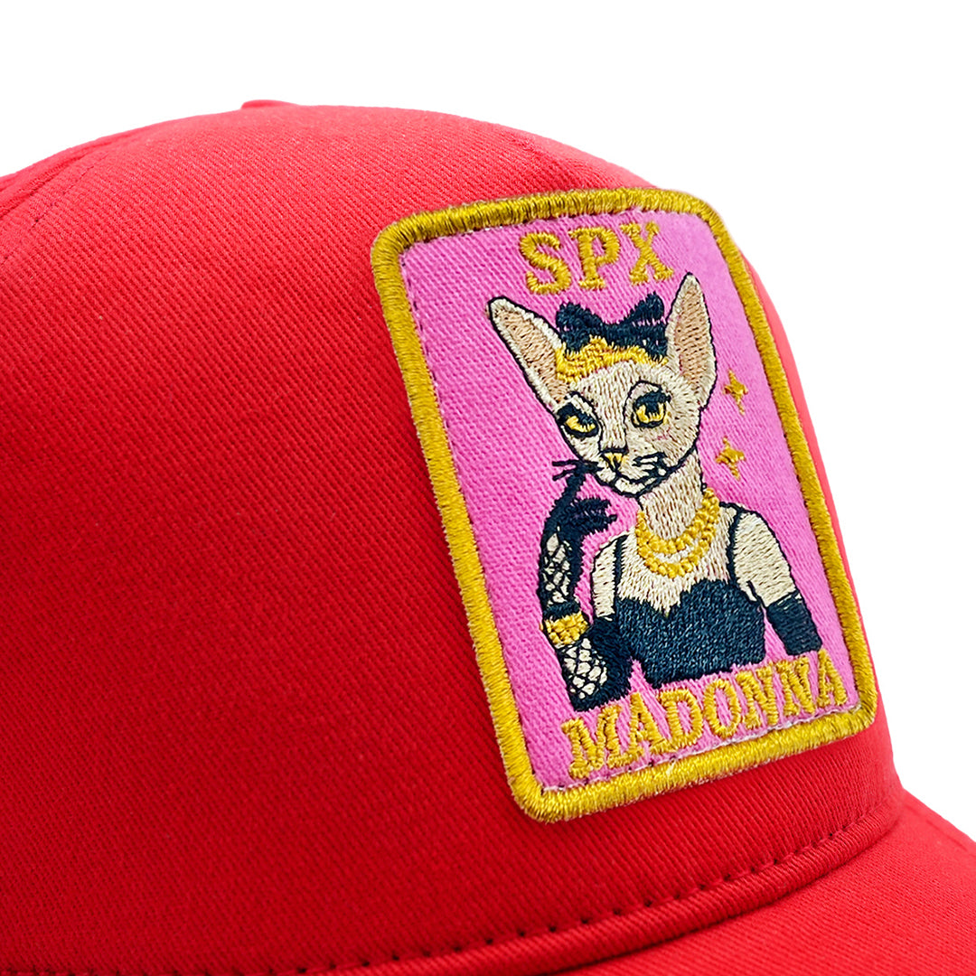 Beyzbol Şapka - Sanat koleksiyon - Madonna Kırmızı