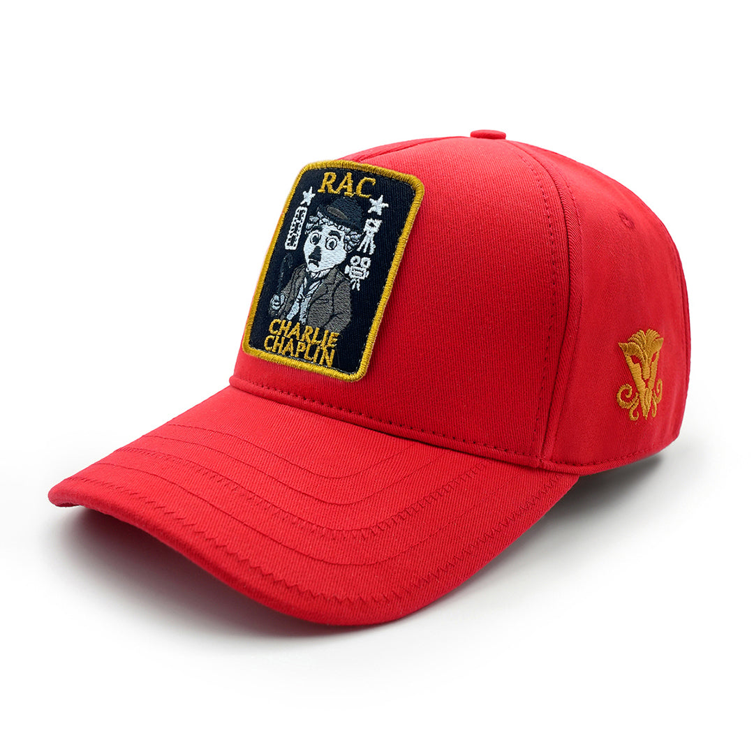 Beyzbol Şapka - Sanat koleksiyon - Charlie Chaplin Kırmızı