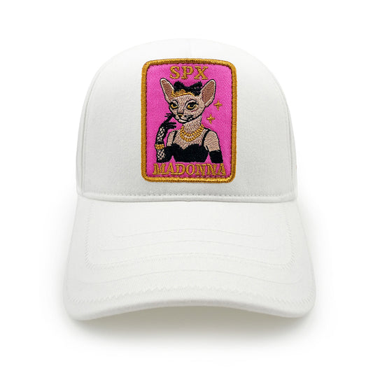 Beyzbol Şapka - Sanat koleksiyon - Madonna Beyaz