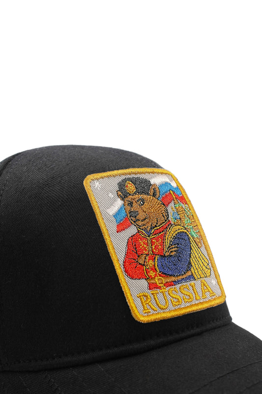 Beyzbol Şapka - Ülke Koleksiyonu - Rusya Siyah