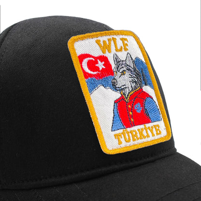 Beyzbol Şapka - Ülke Koleksiyonu - Türkiye Siyah