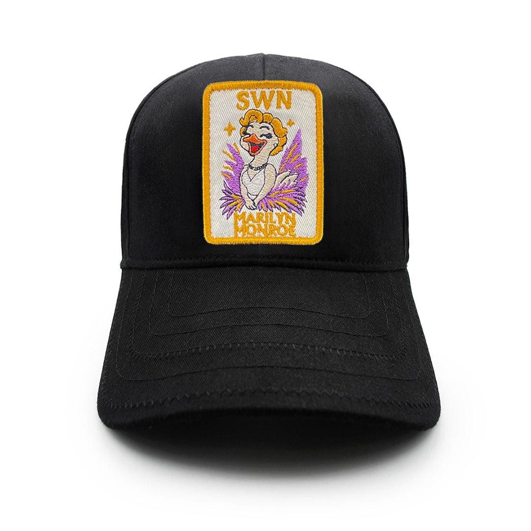 Beyzbol Şapka - Sanat koleksiyon - Marilyn Monroe Siyah