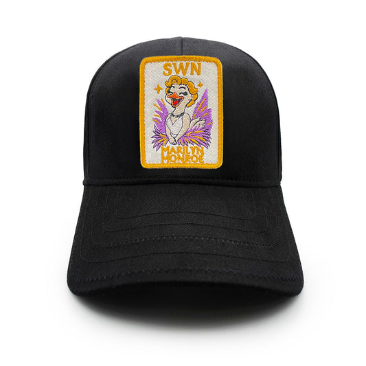 Beyzbol Şapka - Sanat koleksiyon - Marilyn Monroe Siyah