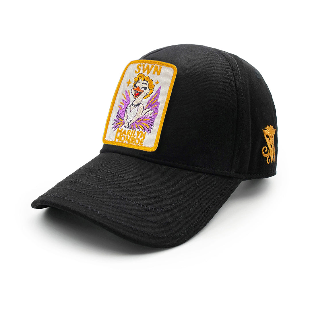 Beyzbol Şapka - Sanat koleksiyon - Marilyn Monroe Siyah