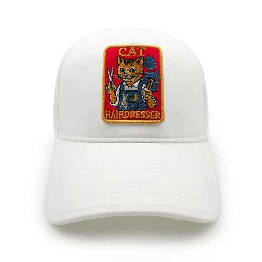Beyzbol Şapka - Meslek koleksiyon - Kuaför Beyaz