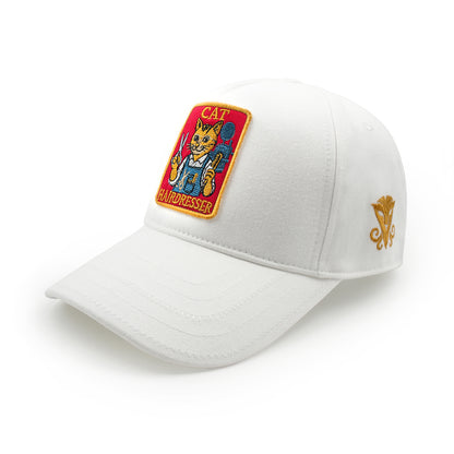 Beyzbol Şapka - Meslek koleksiyon - Kuaför Beyaz